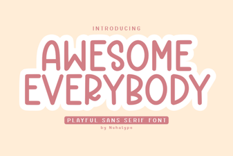 Awesome Everybody Font for Creative Projects