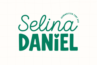 Selina Daniel Duo Font Design Project Ideas