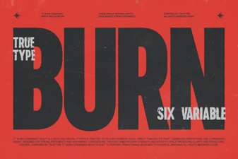 Trt Burn Font Design Trends and Creative Uses