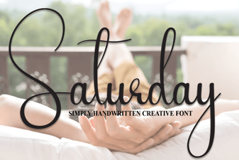 Saturday Font a Modern Design for Creative Projects