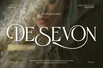 Desevon Font Modern Design and Creative Projects